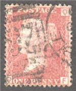 Great Britain Scott 33 Used Plate 206 - QF